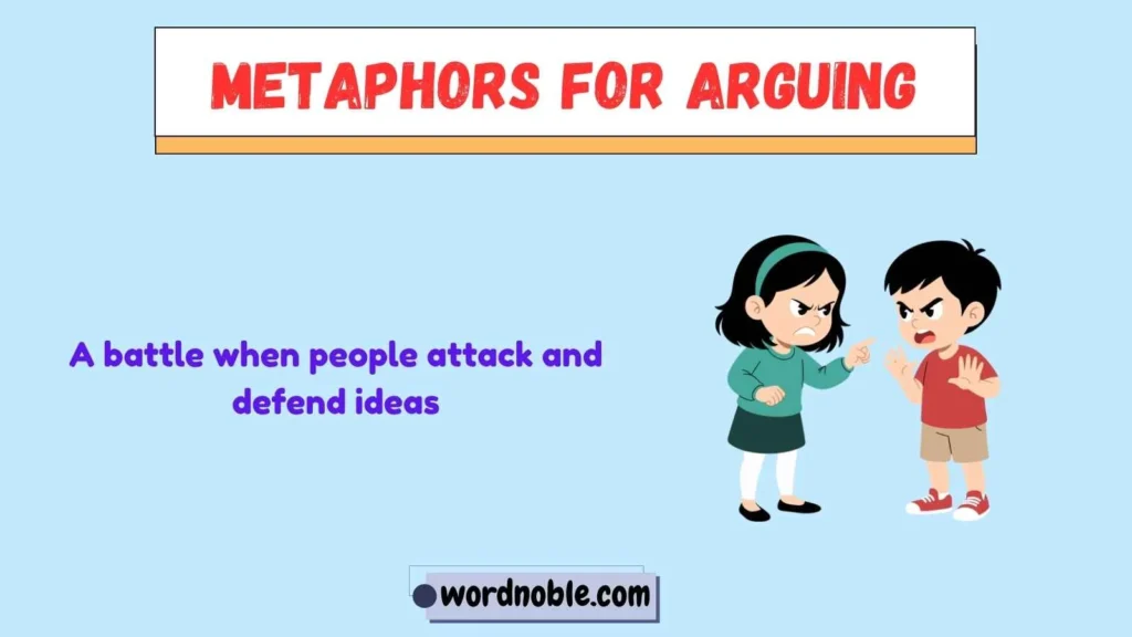 What Are Metaphors for Arguing?