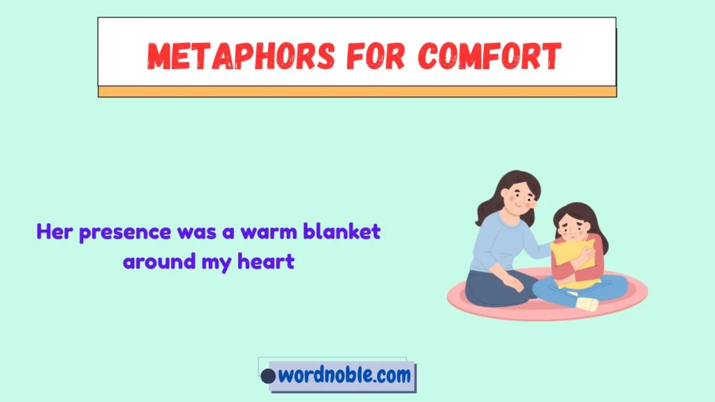 What Are Metaphors for Comfort?