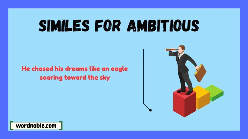 What Are Similes for Ambitious?