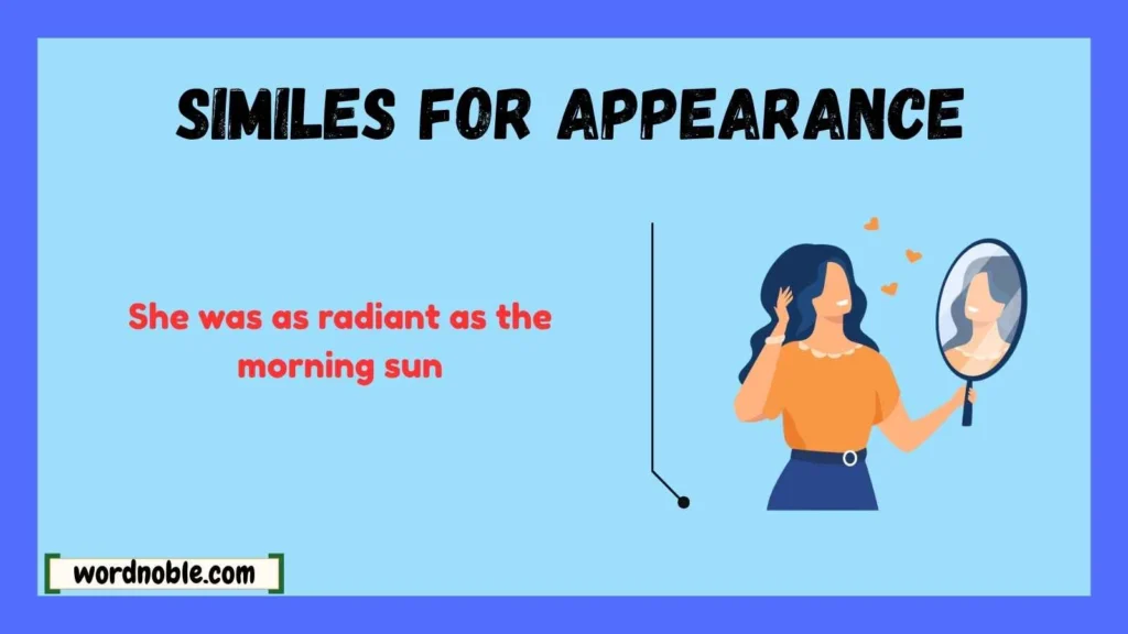 What Are Similes for Appearance?