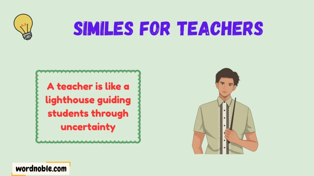 What Are Similes for Teachers?