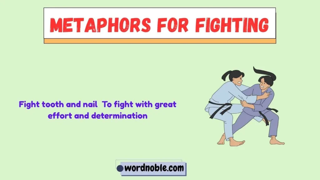 What Are Some Idioms About Fighting?