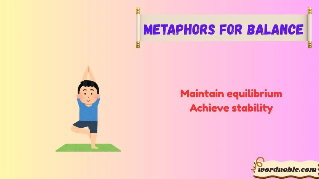 What is a Formal Way to Say Balance?