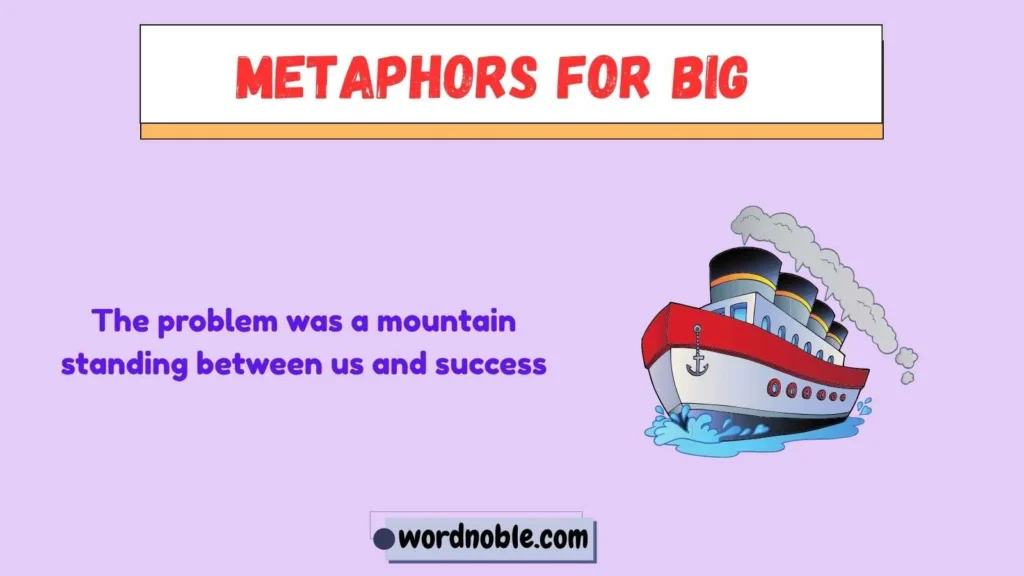 Why Do Writers Use Metaphors for Big?