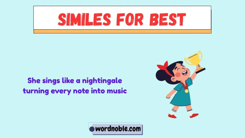 Why Do Writers Use Similes for “Best”?