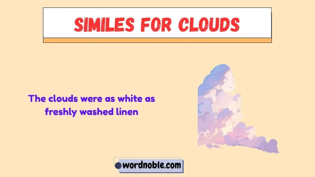 Why Do Writers Use Similes for Clouds?