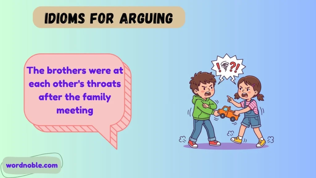 Why Writers and Speakers Use Idioms for Arguing