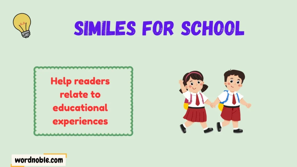 Why Writers Use Similes for School
