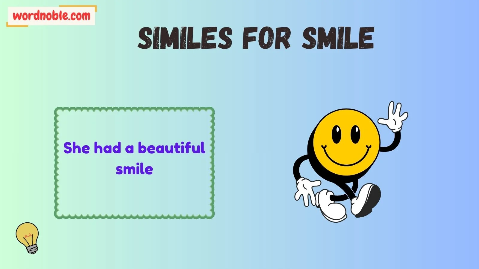 How Do Similes for Smile Work?