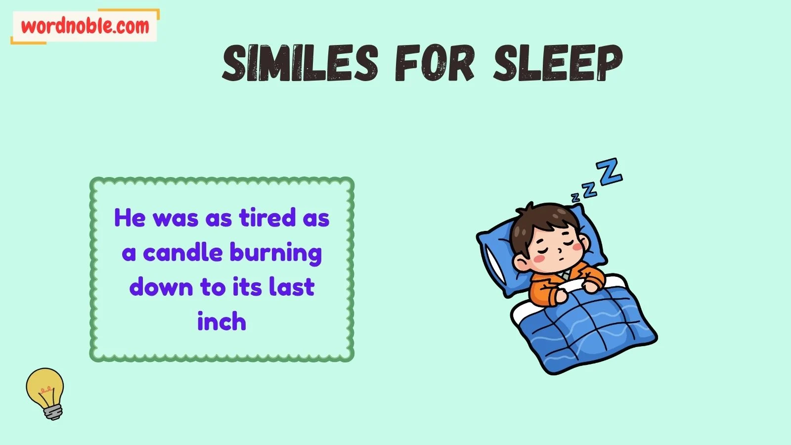 How Do Similes Make Sleep More Vivid?