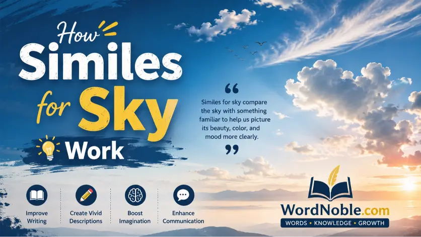 How Similes for Sky Work