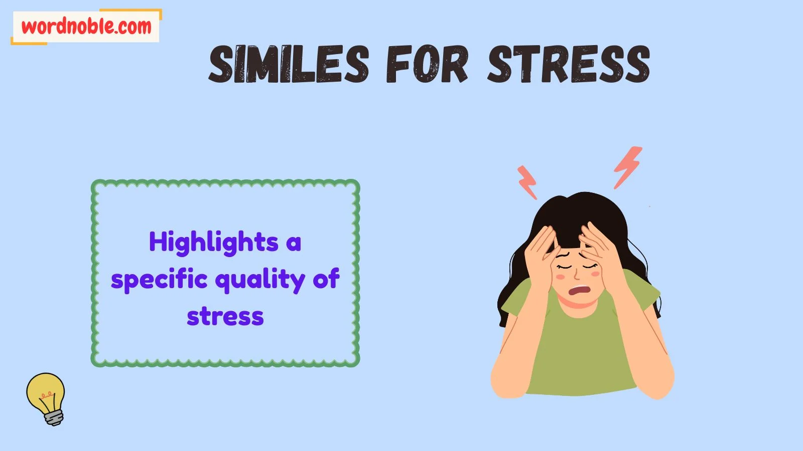 How Similes for Stress Work