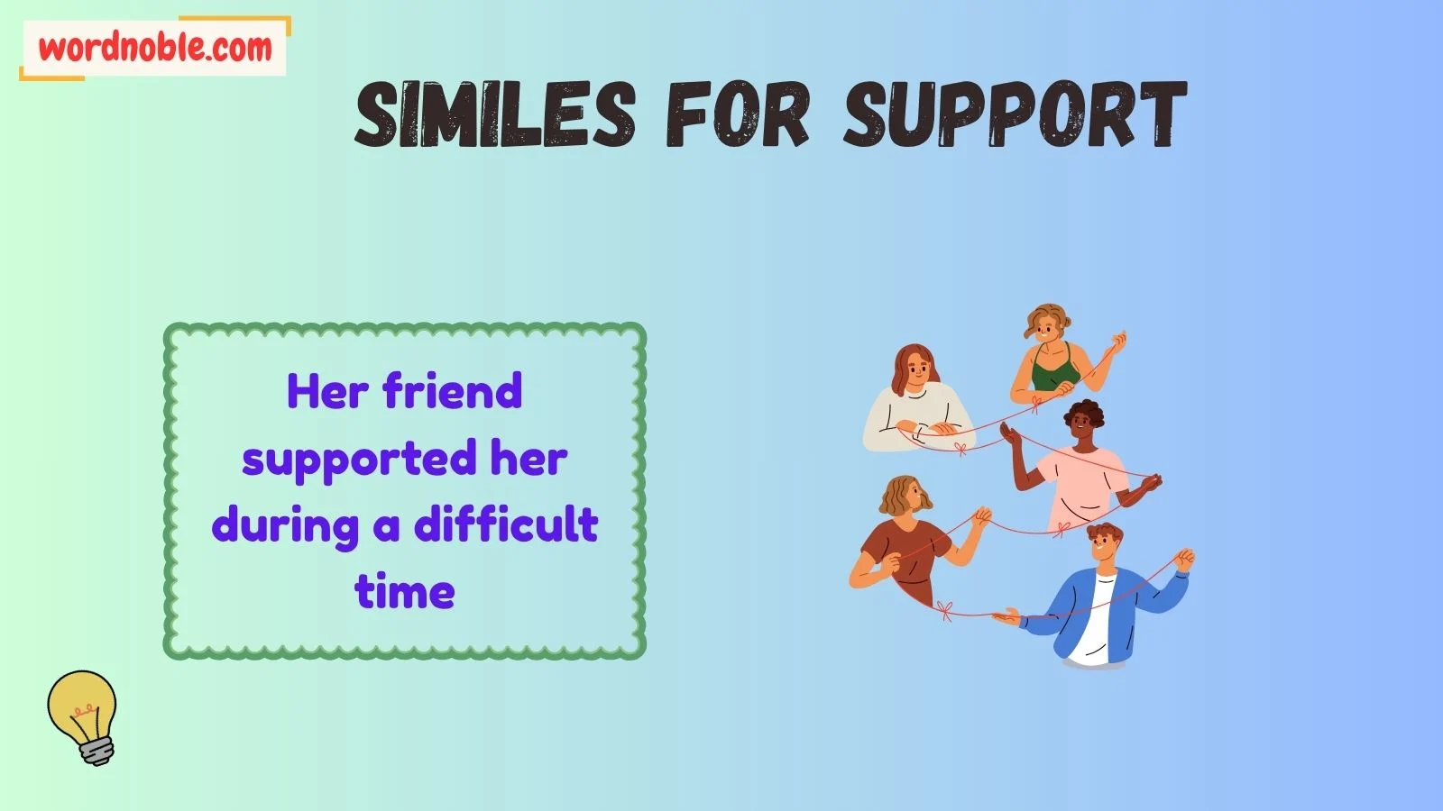 How Similes for Support Work