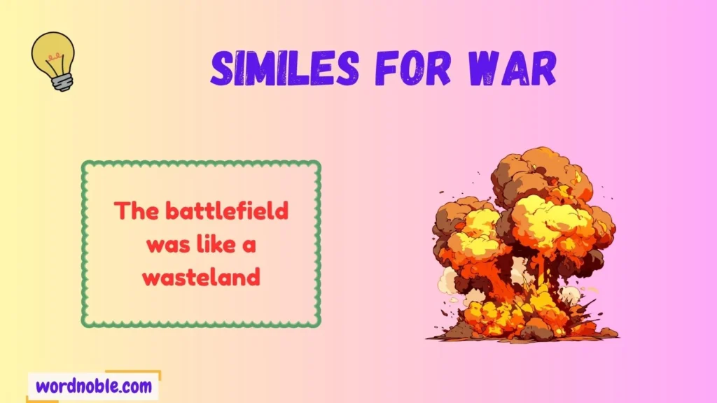 How Similes for War Work