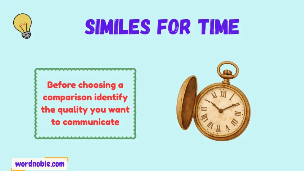 How to Use Similes for Time in Your Writing
