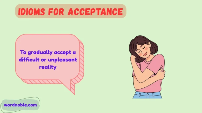 idioms for acceptance