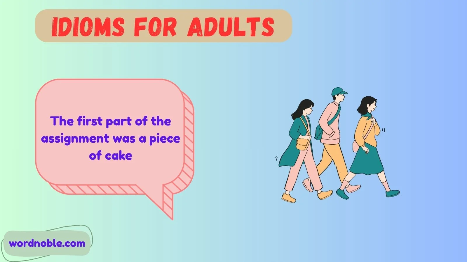 idioms for adults