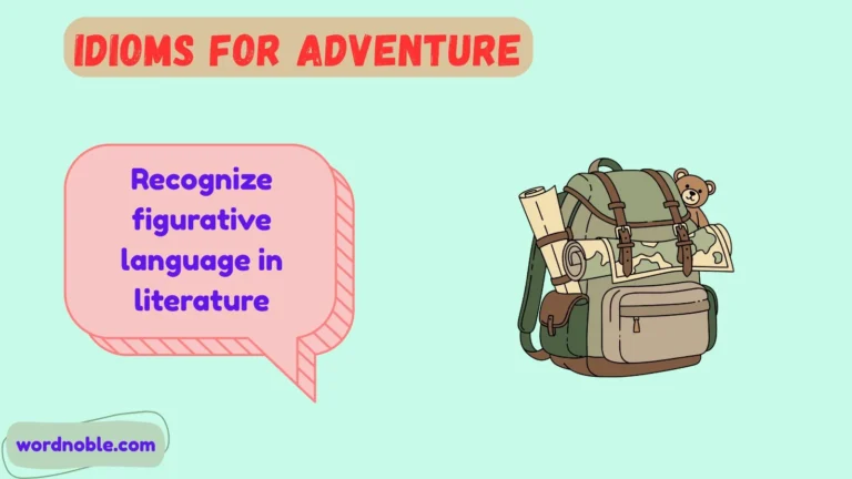 idioms for adventure
