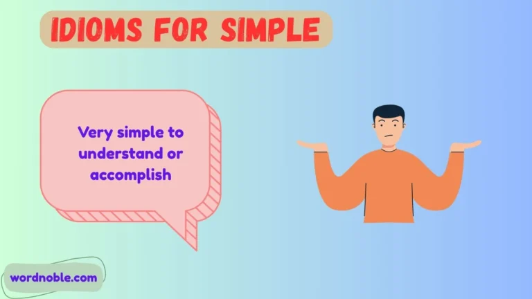 idioms for simple