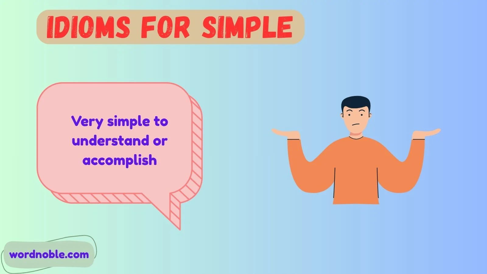 idioms for simple