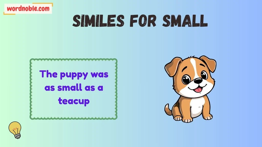 Meaning of Similes for Small