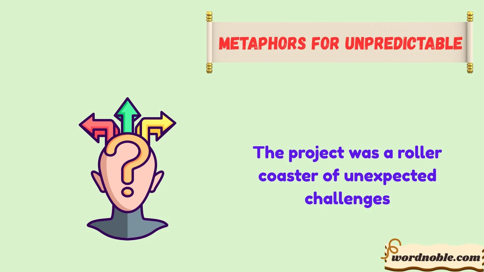metaphors for unpredictable