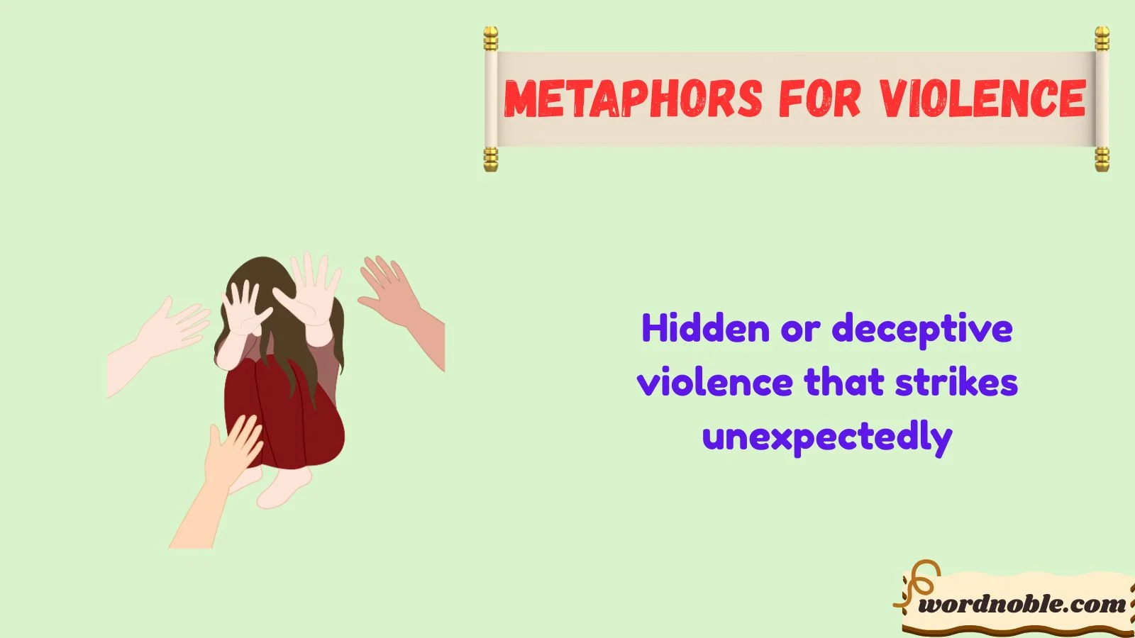 metaphors for violence