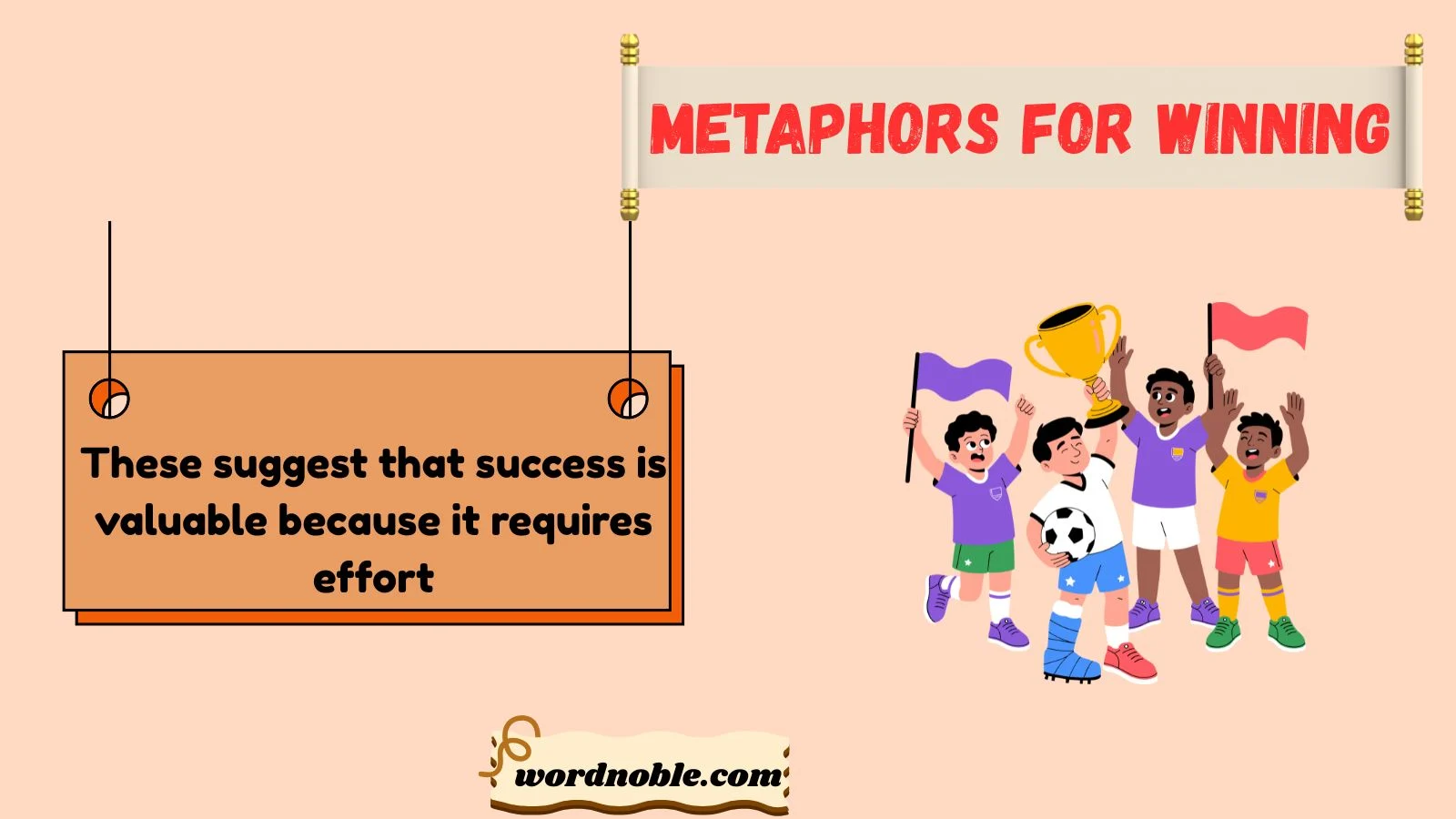 metaphors for winning
