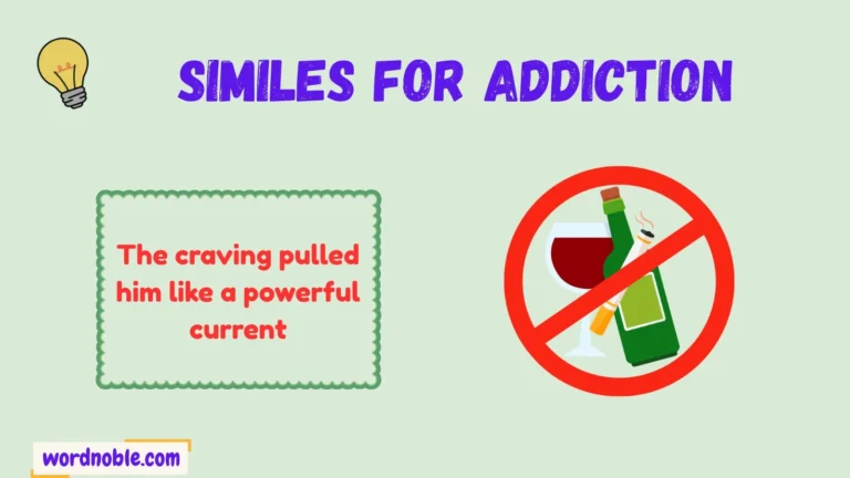 similes for addiction