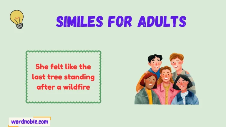 similes for adults