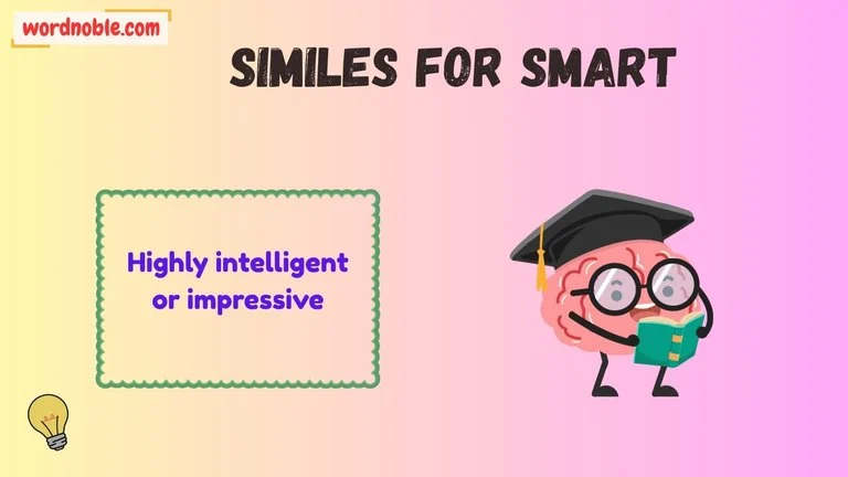 similes for smart