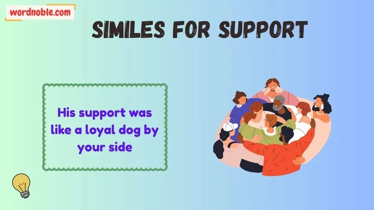 similes for support