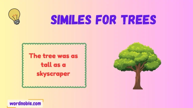 similes for trees