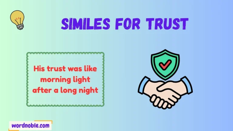 similes for trust