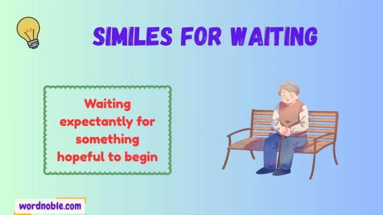 similes for waiting