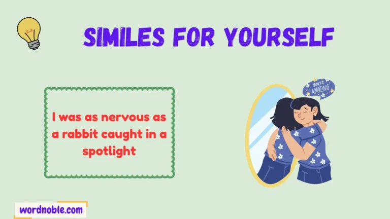 similes for yourself