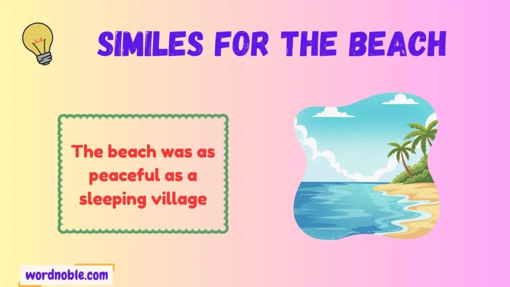 Understanding Beach Similes