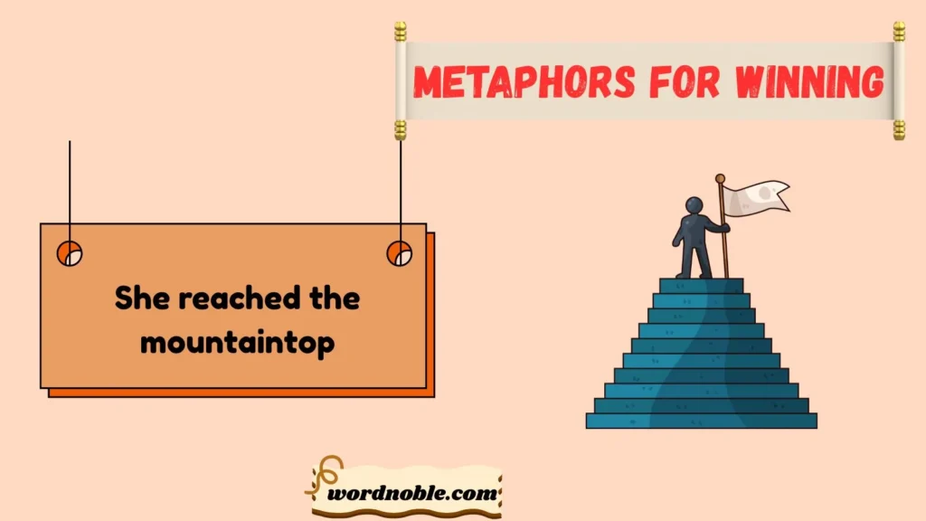What Are Metaphors for Winning?