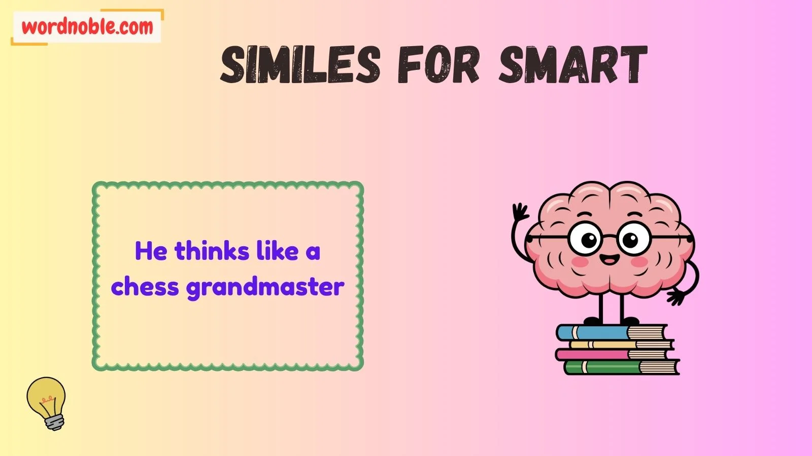What Are Similes for Smart?