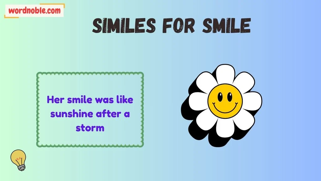 What Are Similes for Smile?