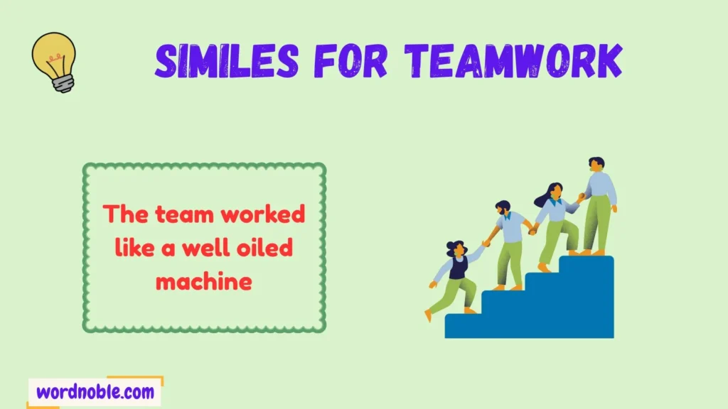 What Are Similes for Teamwork?