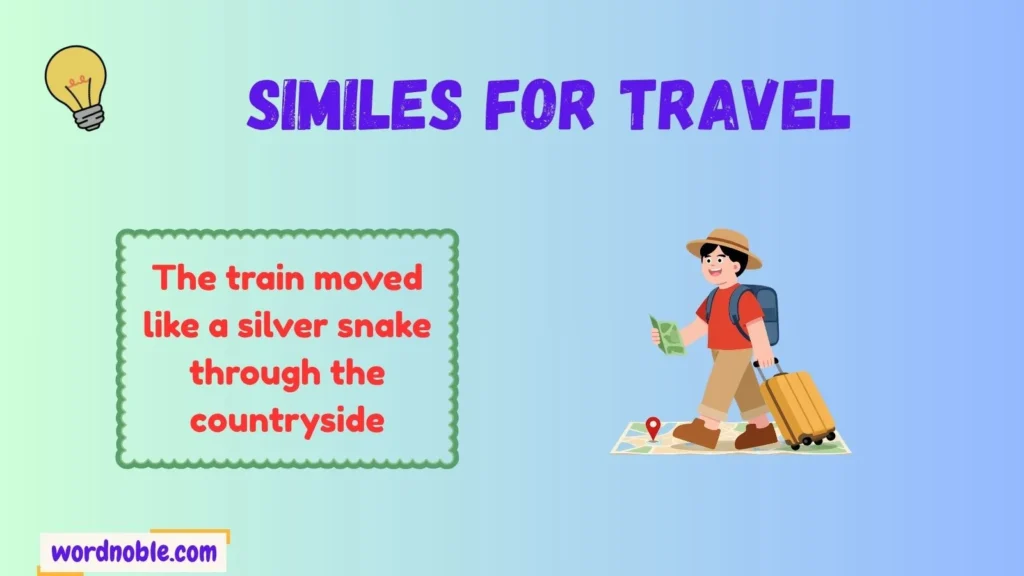 What Are Similes for Travel?
