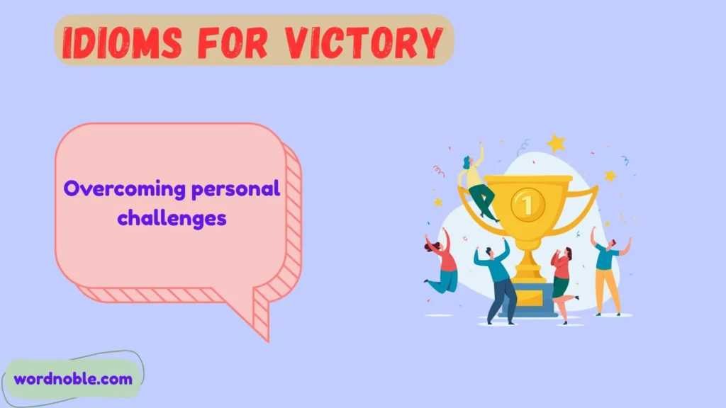 When to Use Idioms for Victory