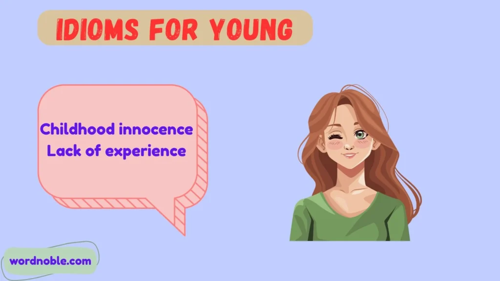 Why Do English Speakers Use Idioms for Young?