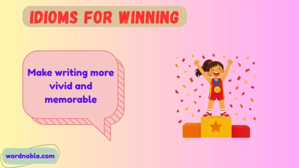 Why Do Writers and Speakers Use Idioms for Winning?