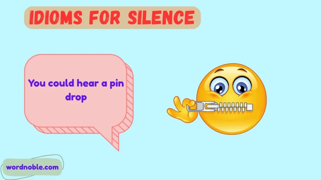 Why Do Writers Use Expressions for Silence?