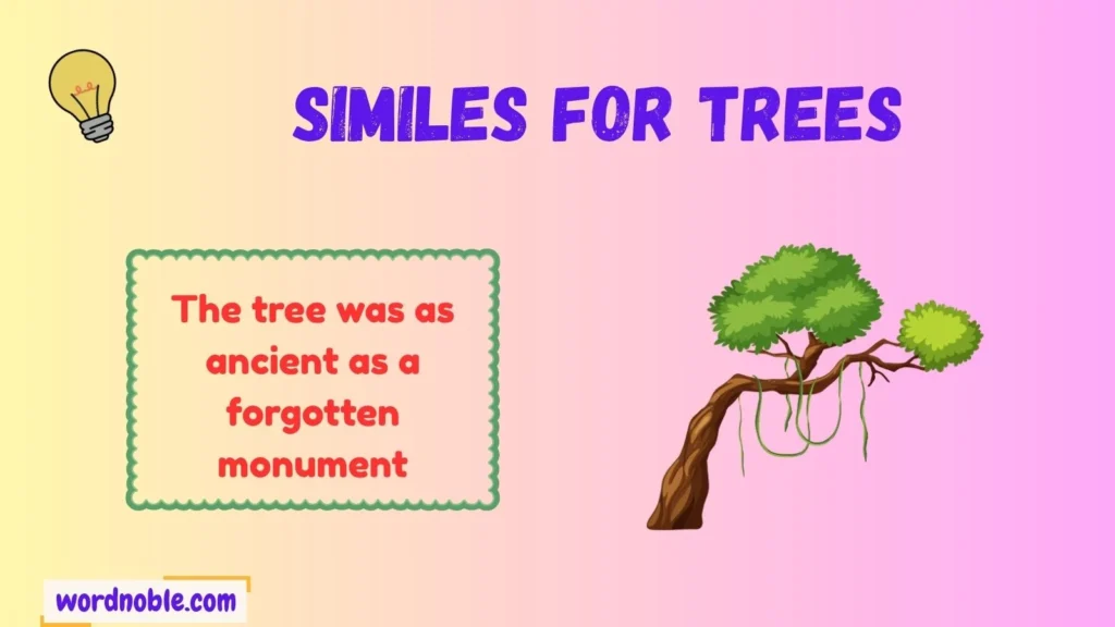 Why Do Writers Use Similes for Trees?