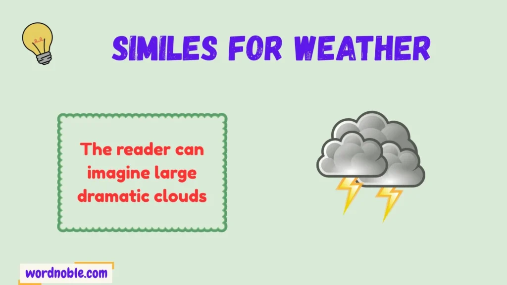 Why Do Writers Use Similes for Weather?
