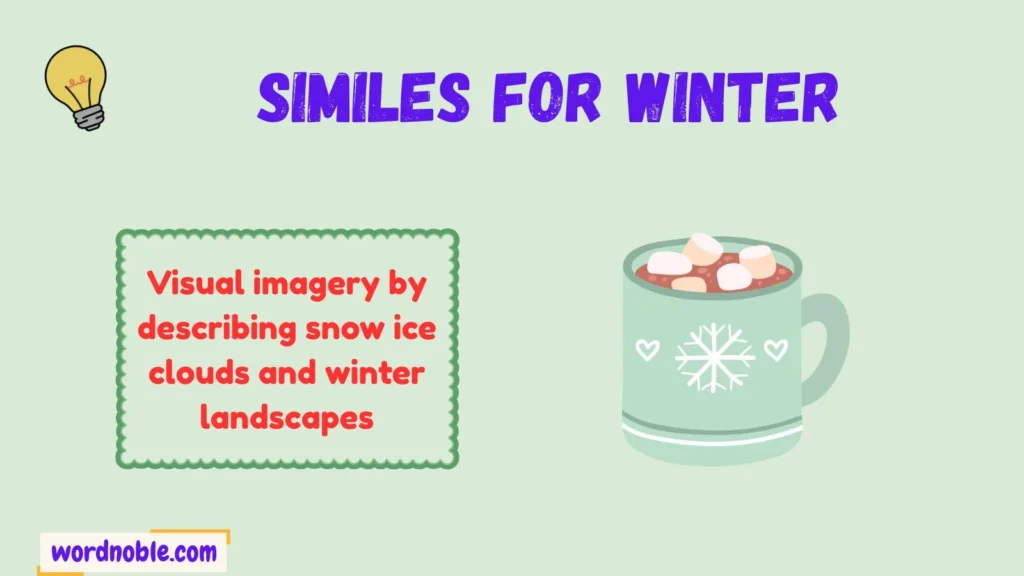 Why Do Writers Use Similes for Winter?