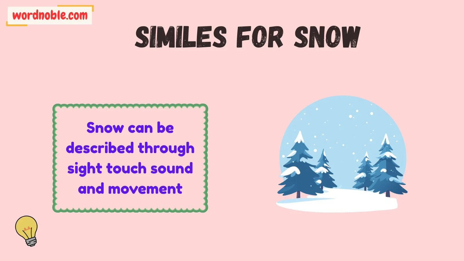 Why Writers Use Similes for Snow